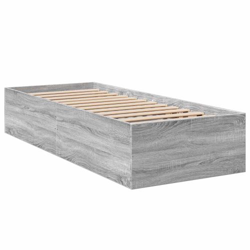 Подматрачно легло Сив Сонома 80 x 200 cm Инженерна дървесина