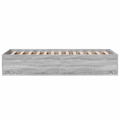 Подматрачно легло Сив Сонома 80 x 200 cm Инженерна дървесина