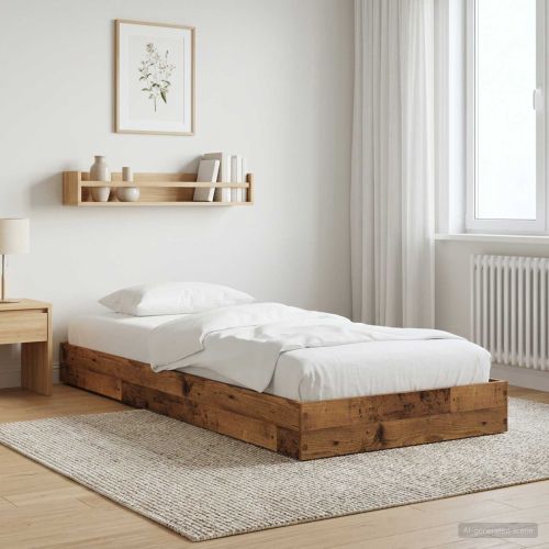 Подматрачно легло Старо дърво 80 x 200 cm Инженерна дървесина