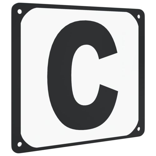 Букви за арена за обездка 12 бр стомана