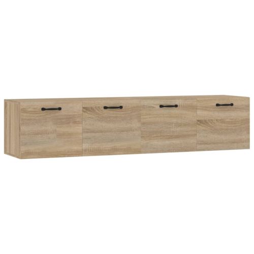 Стенни шкафове 2 бр сонома дъб 60x36,5x35 см инженерно дърво