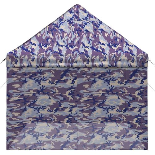 Поп-ъп Тент с 4 Стени 2,95 x 4,1 м Син камуфлаж