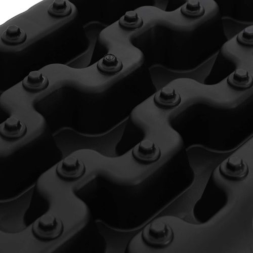 Платформа за сцепление 2 бр. Черно 57,5x30,5x5,5 см