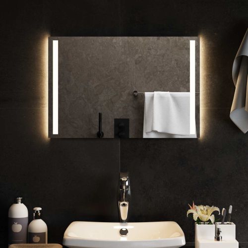 LED огледало за баня Прозрачен 60 x 40 cm закалено стъкло