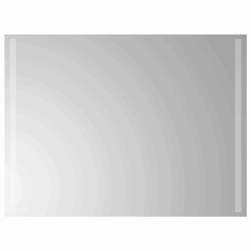 LED огледало за баня Прозрачен 80 x 60 cm закалено стъкло