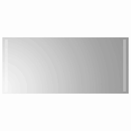 LED огледало за баня Прозрачен 90 x 40 cm закалено стъкло