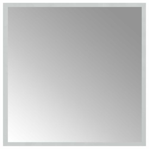 LED огледало за баня Прозрачен 50 x 50 cm закалено стъкло