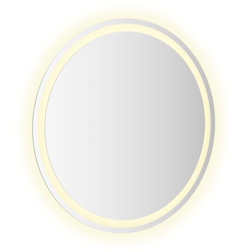 LED огледало за баня Прозрачен Ø 70 cm закалено стъкло