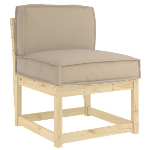 Възглавница Таупе 60 x 40 x 12 cm Оксфордска тъкан
