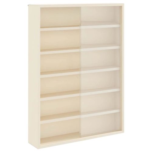 Стена дисплей кутия с рафт Бежово 40 x 8,5 x 54 см Шперплат