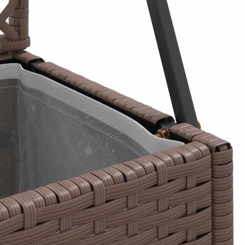 Садово решетъчно саксийно Кафяво 105 x 30 x 170 см Метал
