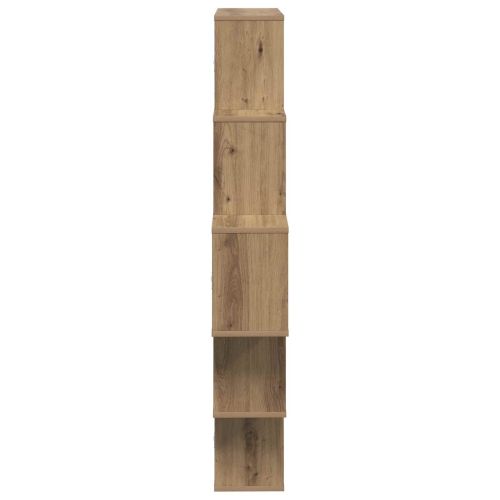 Стенен рафт Дъб артизан 120 x 20 x 136 см Инженерна дървесина
