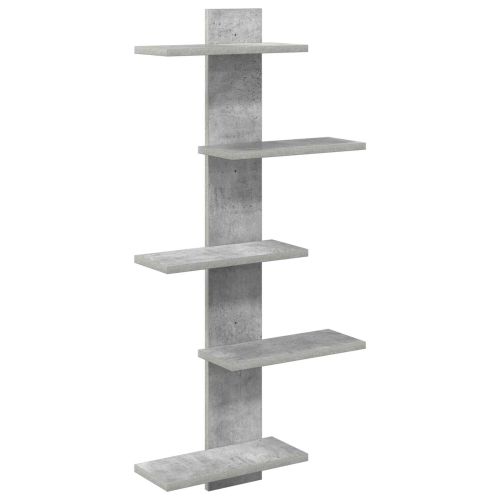Плаваща стена Бетонно сиво 48,5 x 15 x 101 см