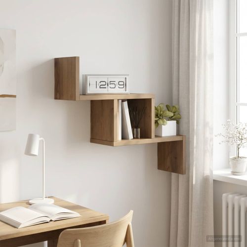 Стенен рафт Дъб артизан 48 x 15 x 42 см Инженерна дървесина