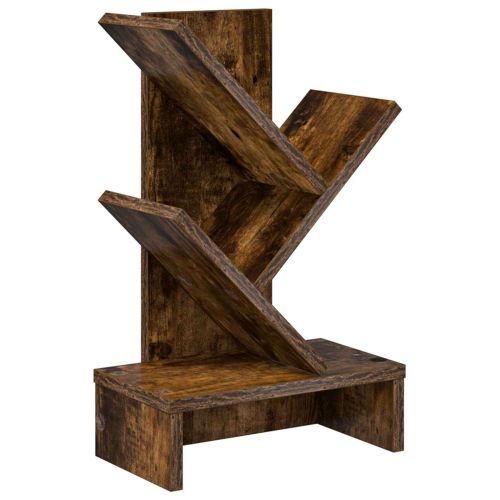 Дървена библиотека 3-тирe 30 x 18 x 48 см Инженерна дървесина