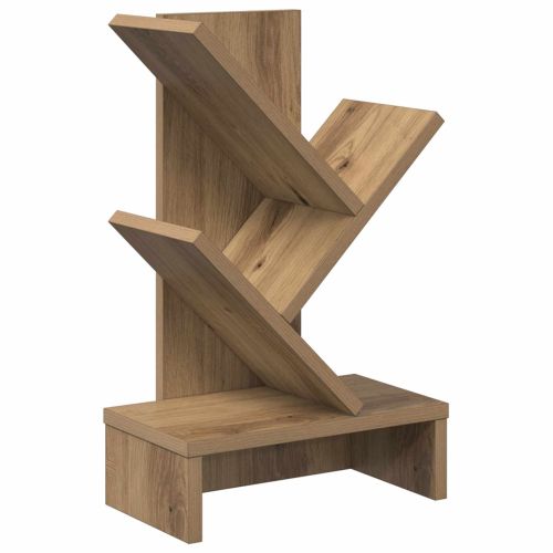Дървена библиотека 3-тирe 30 x 18 x 48 см Инженерна дървесина