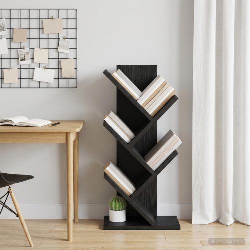 Библиотека за книги с форма на дърво, 4 нива 30 x 18 x 60 см