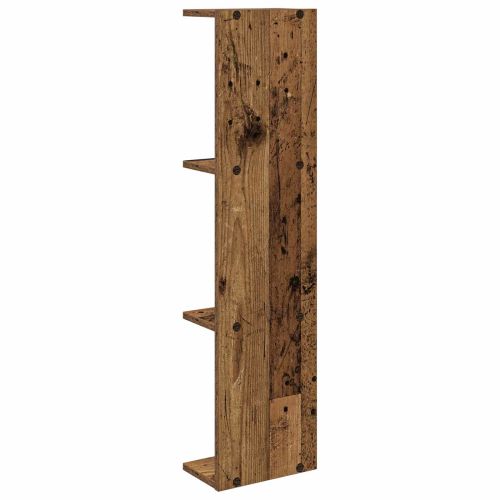 Стенен рафт 2 бр. Старо дърво 22 x 15 x 100 см