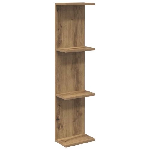 Стенен рафт Дъб артизан 22 x 15 x 100 см Инженерна дървесина