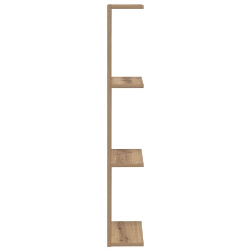 Стенен рафт 2 бр. Дъб артизан 22 x 15 x 100 см