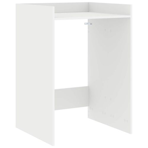 Шкаф за пералня Бяло 67,5 x 62 x 97 см Инженерна дървесина