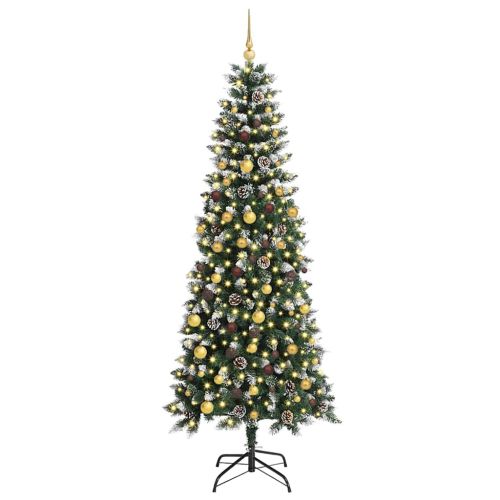 С изкуствено коледно дърво Зелено 210 cm