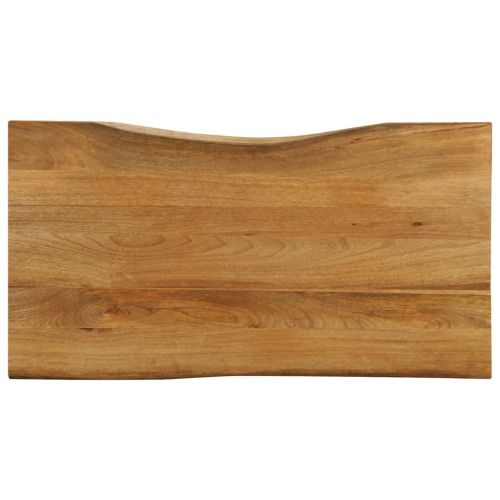 Плот за маса, 110x60x3,8 см, жив ръб, масивно дърво манго