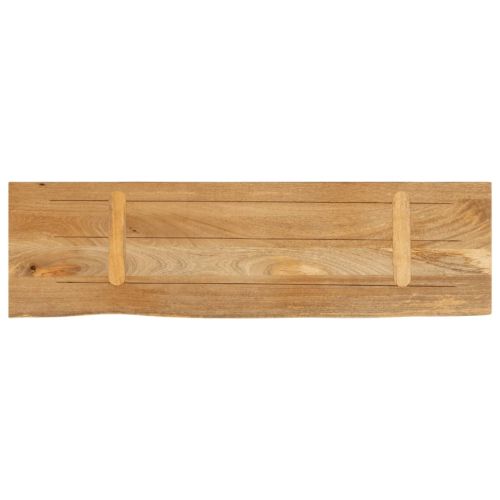 Плот за маса, жив ръб, 110x40x2,5 см, масивно дърво манго