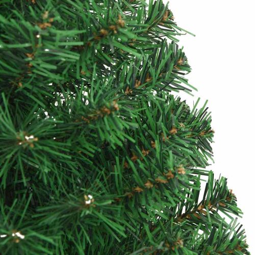 С изкуствено коледно дърво с 150 LED светодиода Зелен 120 cm