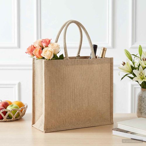 Чанти от юта 50 Натурално 42 x 33 x 19 см 100% Юта Тоса