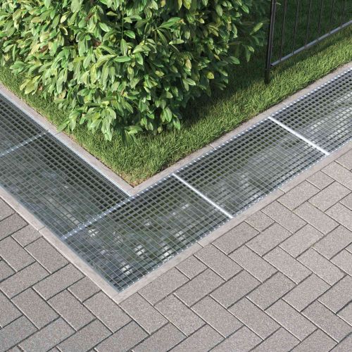 Решетка Сребристо 80 x 50 x 2 cm Горещо поцинкована стомана