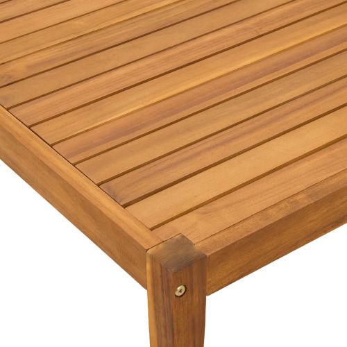 Градинска маса Солидно акациево дърво Натурално 60 x 60 x 30 cm
