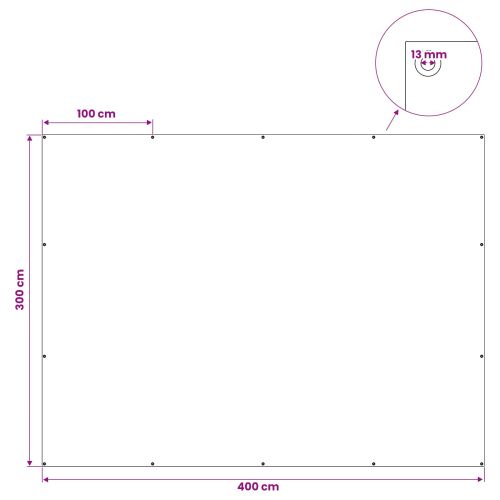 Платно с детайли Зелено 3 x 4 м 90 г / м² ПЕ