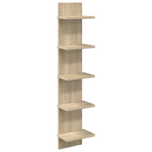 Стенен рафт Дъб сонома 22 x 15 x 100 см Инженерна дървесина