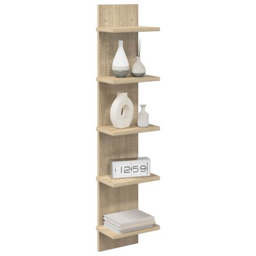 Стенен рафт Дъб сонома 22 x 15 x 100 см Инженерна дървесина