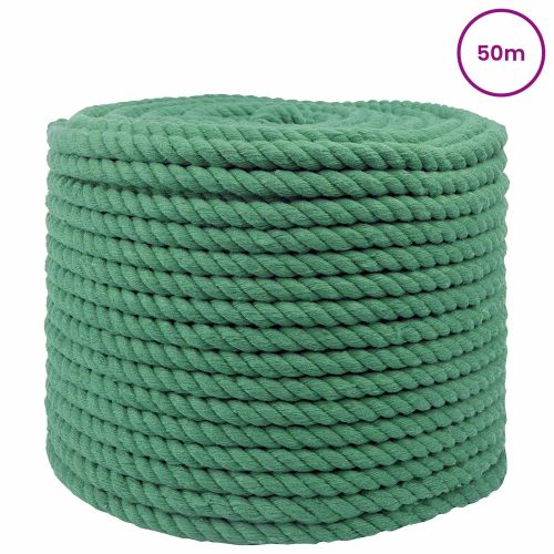 Памучен канап 12 mm 50 m Зелено 100% Памук