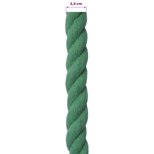 Памучен канап 24 mm 50 m Зелено 100% Памук