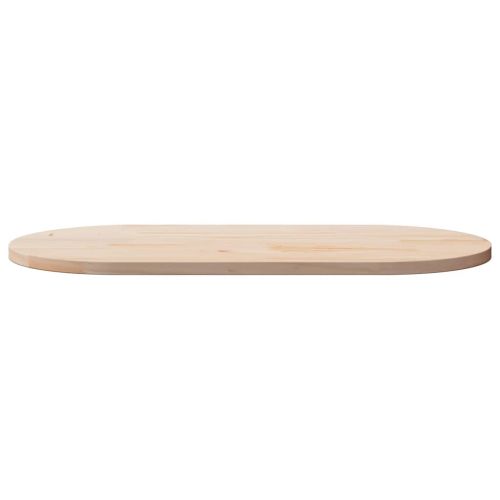 Плот за маса 110x55x2,5 см, масивна дървесина, бор, овален