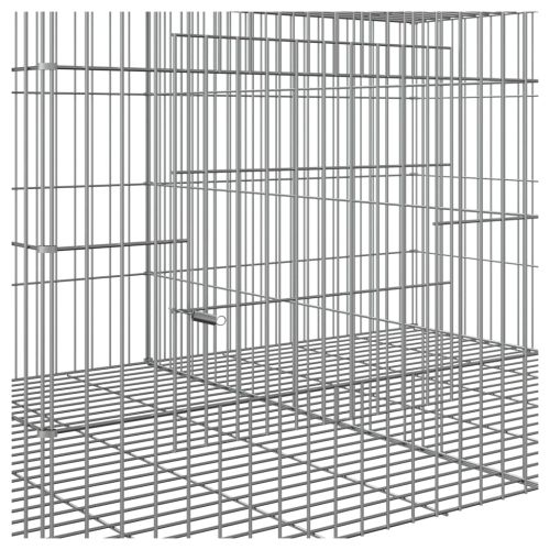 Клетка за зайци, 2 панела, 110x79x54 см, поцинковано желязо