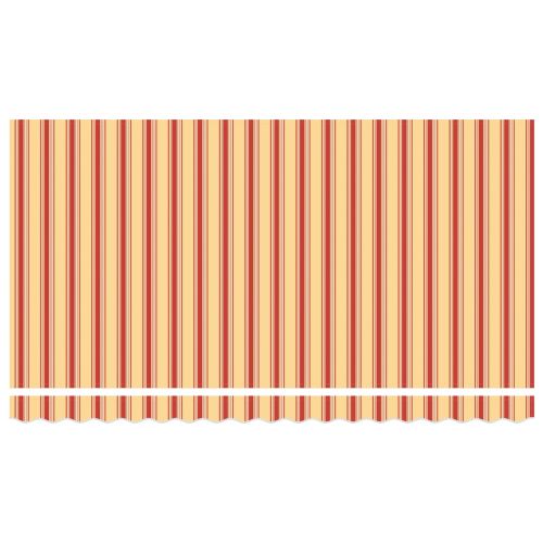 Прибираща се тента Жълто 400 x 200 cm текстил