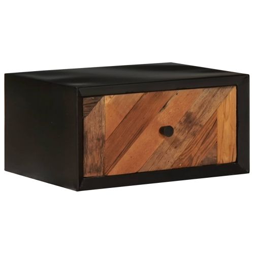 Ръчно изработен нощен шкаф Натурално 40 x 30 x 20 см