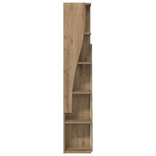 Ъглов шкаф 27,5x27x140см Инженерна дървесина Дъб