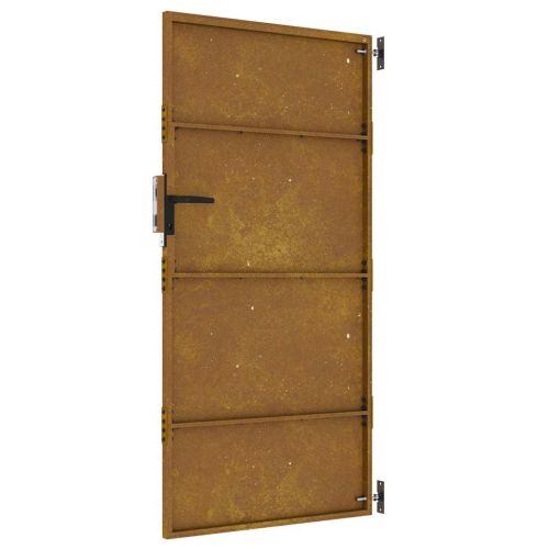 Градинска порта 85x175 см, кортенова стомана