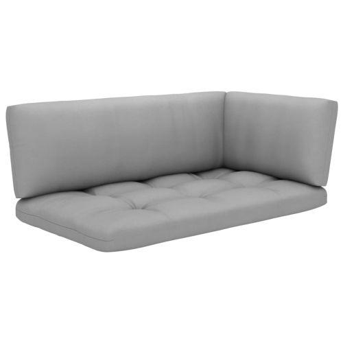 Градински ъглов диван от палети, меденокафяв, импрегниран бор