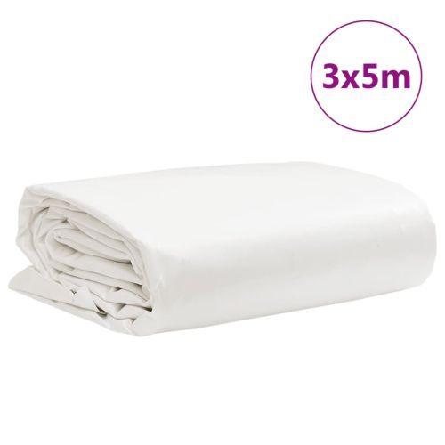 Брезент бял 3x5 м 650 г/м²