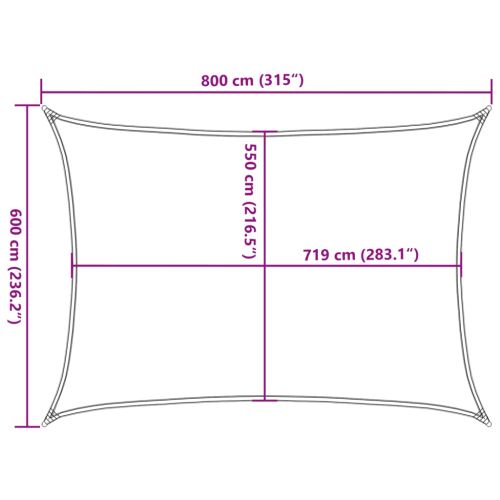 Платно-сенник, 160 г/м², теракота, 6x8 м, HDPE