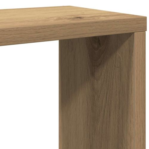 Стенни кубични рафтове, 6 бр, дъб артизан, 30x15x30 см