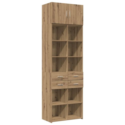 Кабинет за съхранение с рафтове Дъб артизан 70 x 42,5 x 225 см