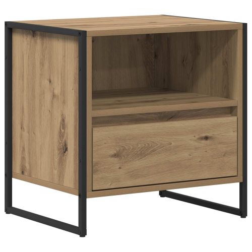 Нощно шкафче Дъб Артизан 50 x 39,5 x 50 см Инженерна дървесина