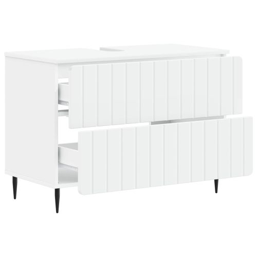 Шкаф за мивка в баня ZWOLLE Бяло 82 x 41 x 58,5 см